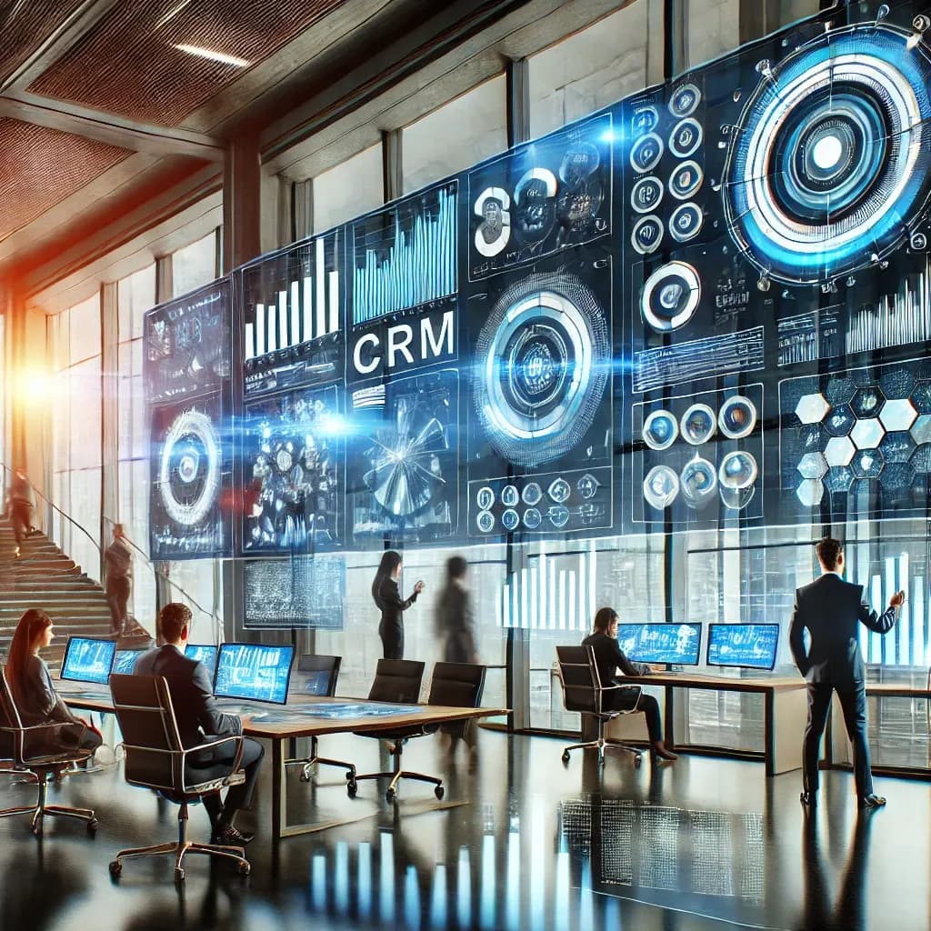 Illustration av ett kraftfullt CRM-system i användning